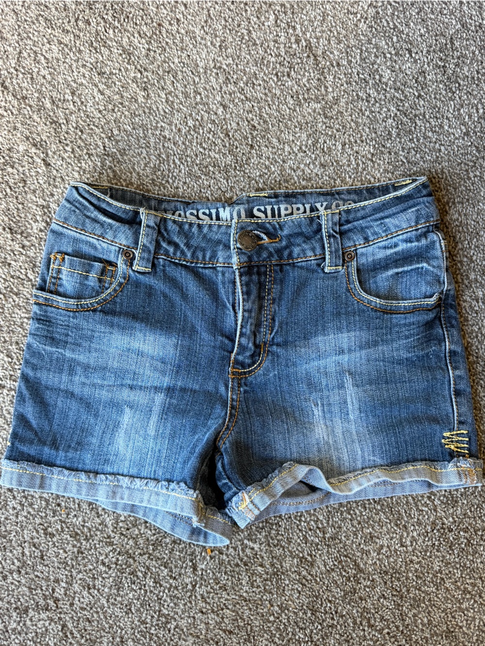 Mossimo Supply Co. Blue Denim Women's Ankle/Cropped Shorts